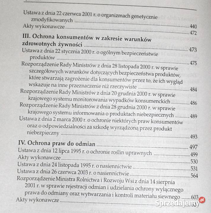 Prawo żywnościowe Zbiór przepisów Aleksander miękka Pozostałe lubelskie Chełm