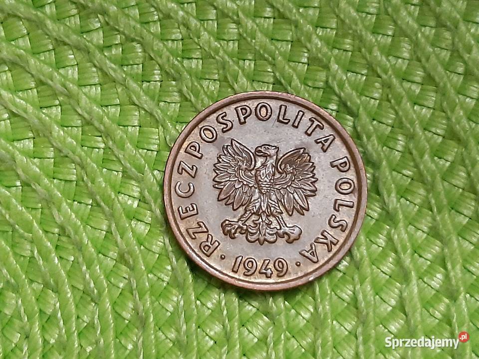 moneta polska 5 groszy z 1949r