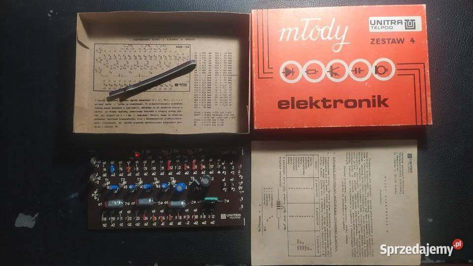 młody elektronik unitra telpod zestaw 3 i 4 Ksawerów sprzedam
