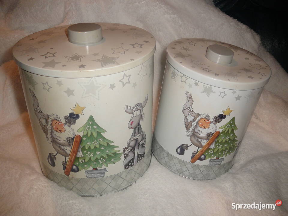 duża puszka metal z Mikołajem 2 Wrocław sprzedam