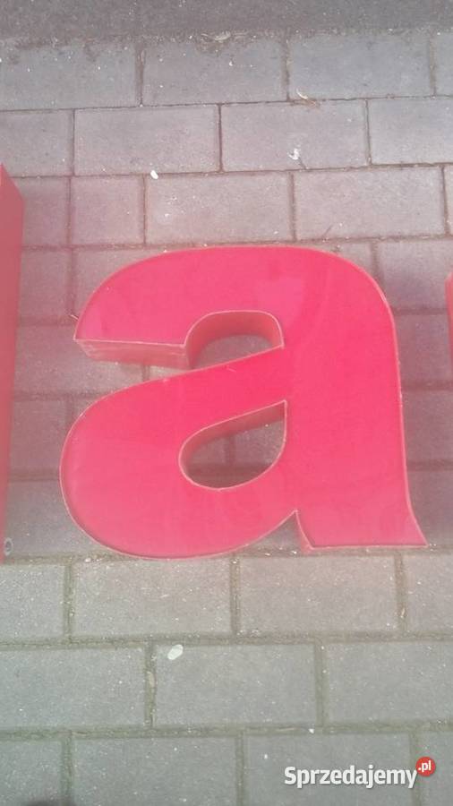 Litery przestrzenne szyld podświetlany Warszawa