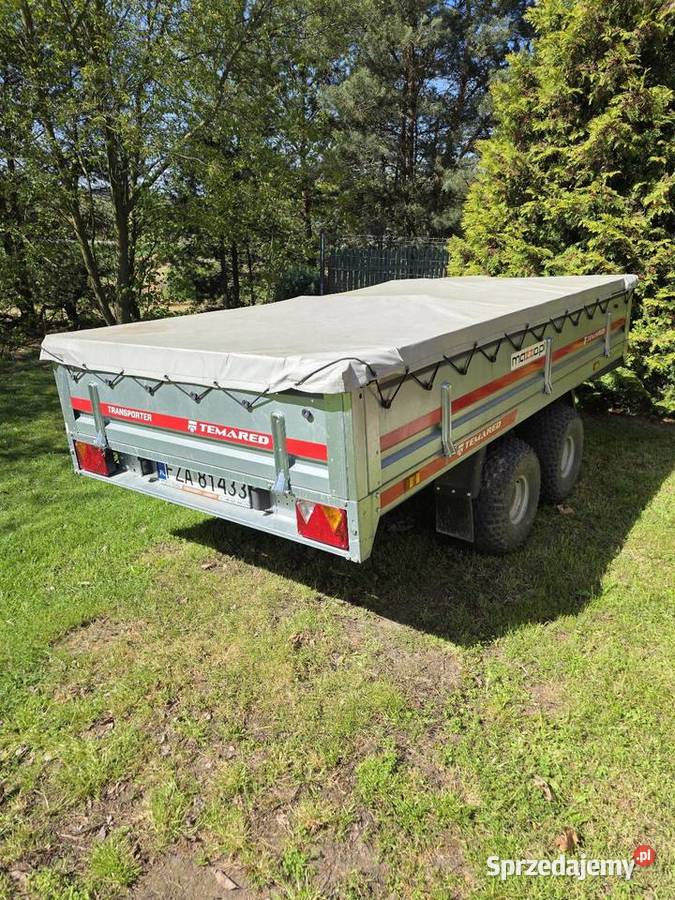 Przyczepa temared transporter platforma Trzebiel