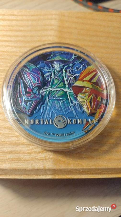 Moneta mortal kombat 2uncje srebra Stargard