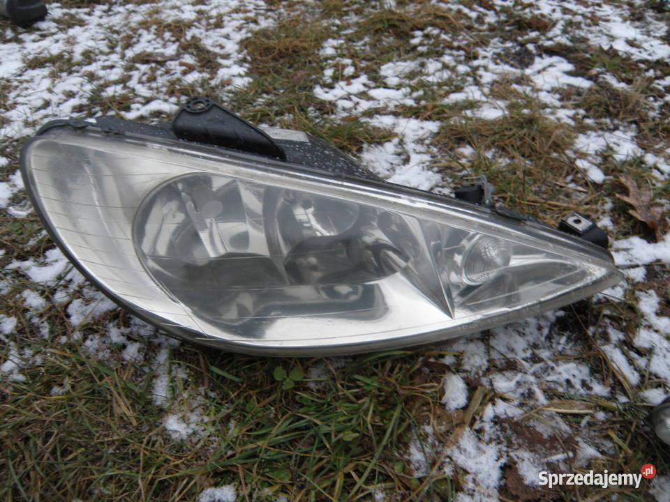 Reflektor lampa przednia prawa lewa Peugeot 206 Kraków sprzedam