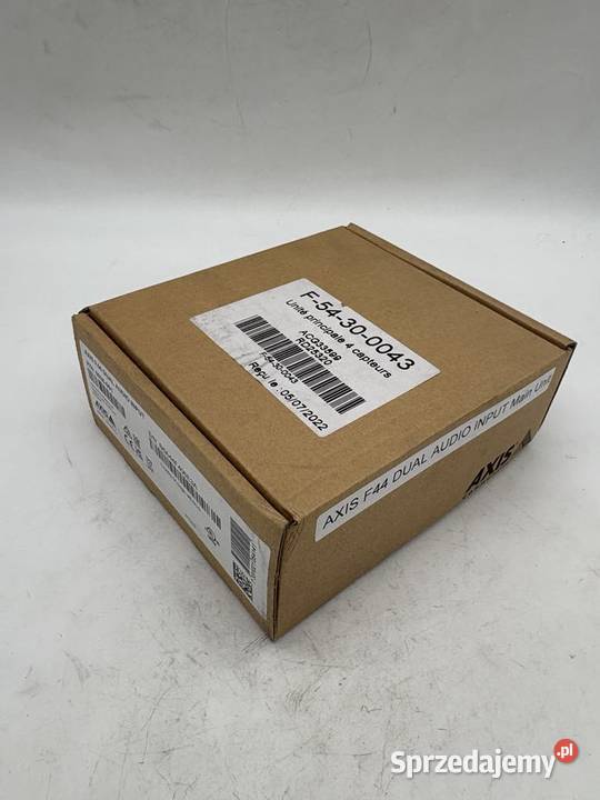 Axis F44 0936001 Main Unit mazowieckie Warszawa sprzedam