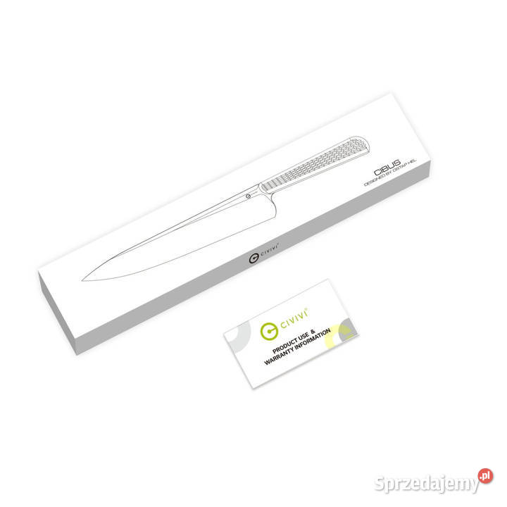 Nóż kuchenny Civivi Cibus Chef Knife Orange G10 Akcesoria, narzędzia i noże mazowieckie Warszawa