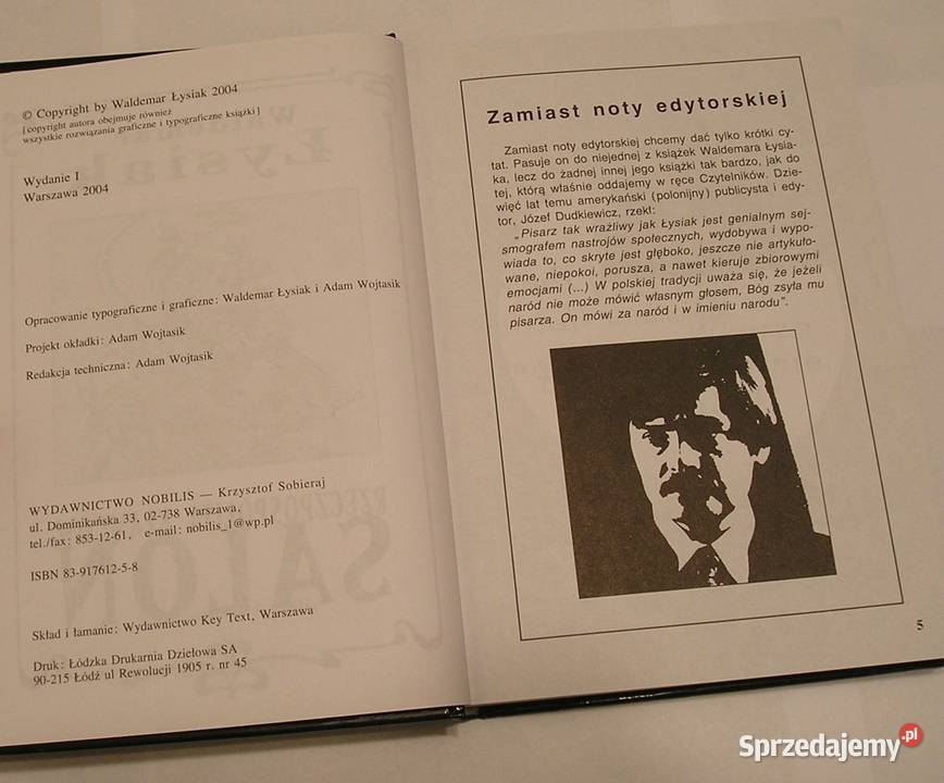 SALON RZECZPOSPOLITA KŁAMCÓW WALDEMAR ŁYSIAK Łódź