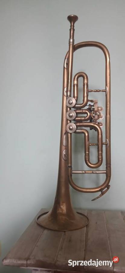 Stara mosiężna trąbka