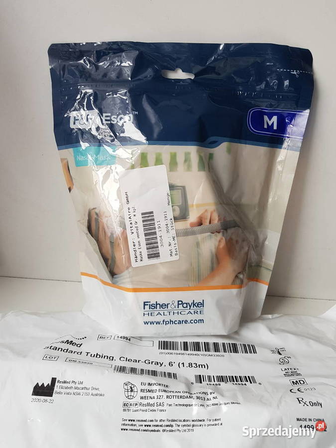CPAP Maska nosowa FisherPaykel ESON nowa Władysławowo sprzedam