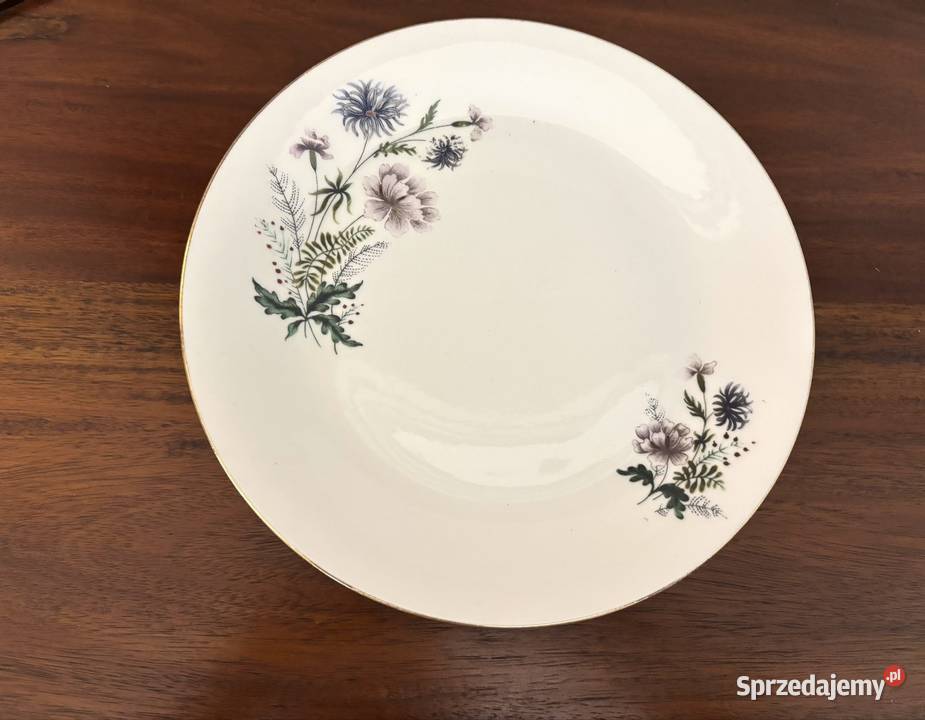 Zestaw 6 talerzyków deserowych Boch Belgia Porcelana i szkło mazowieckie Warszawa