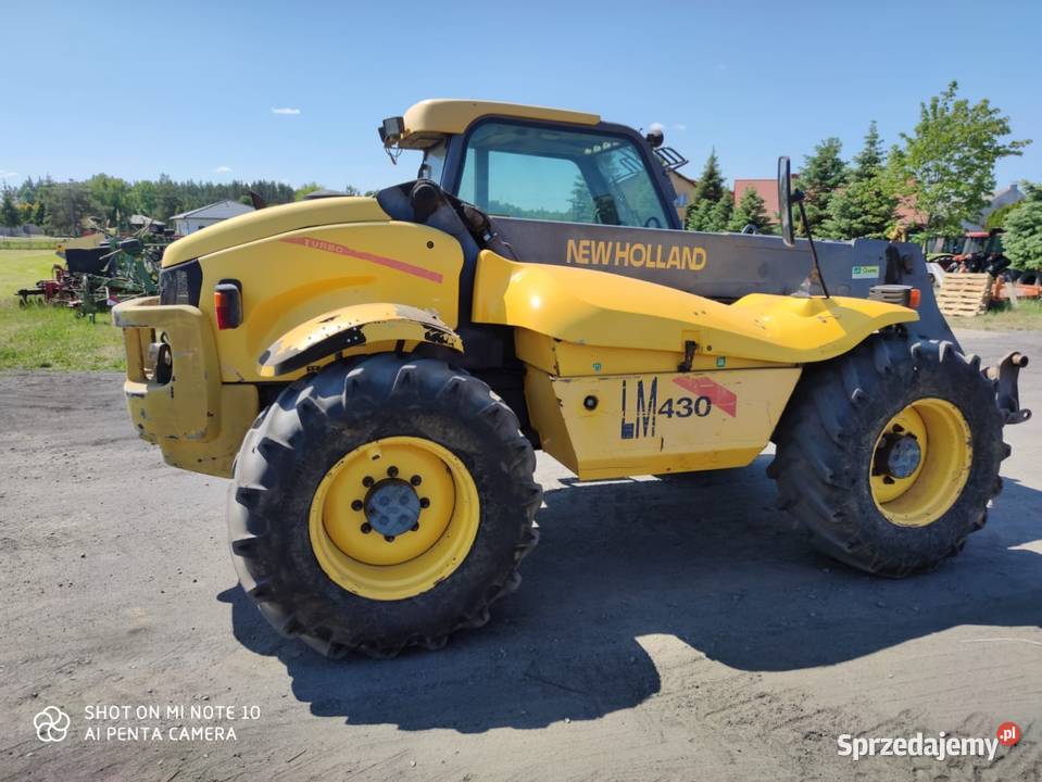 Ładowrka Teleskopowa Holland LM 430 7 m udzwig 3 New Holland Czersk sprzedam