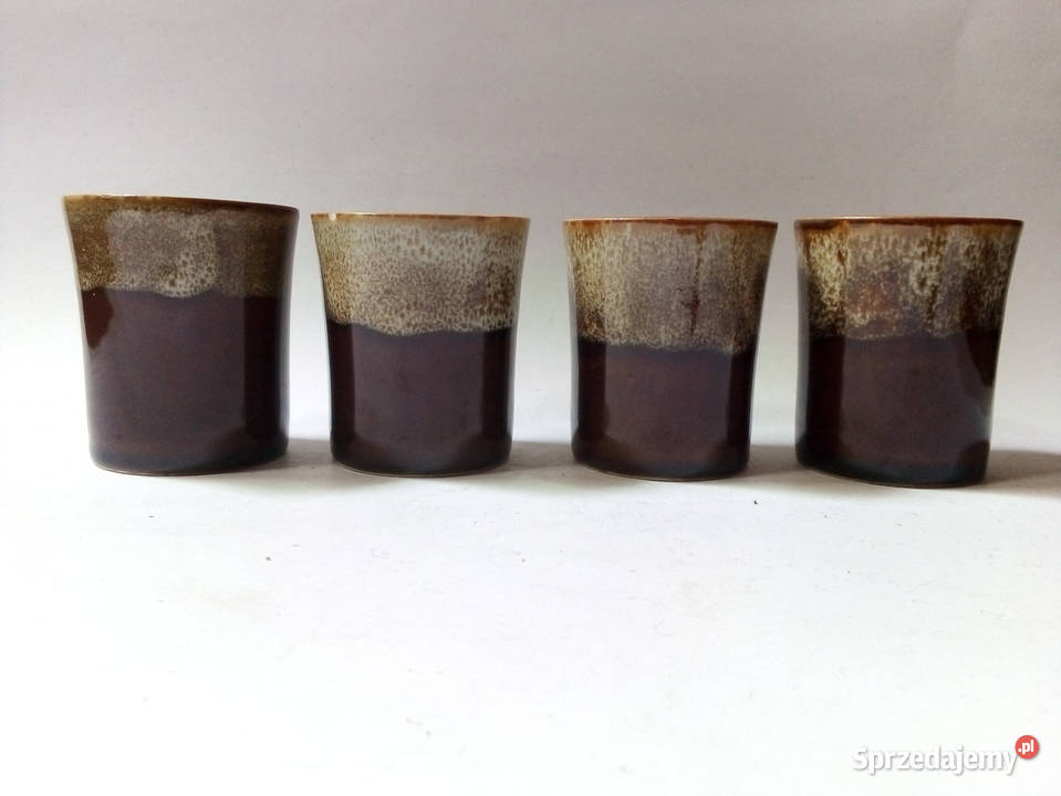 4 kubki PSP Mirostowice vintage PRL Częstochowa sprzedam