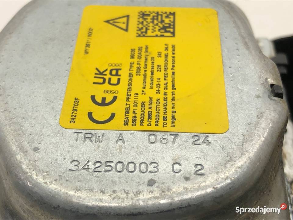 PAS BEZPIECZEŃSTWA PRAWY PRZÓD SKODA KAMIQ PRAWA