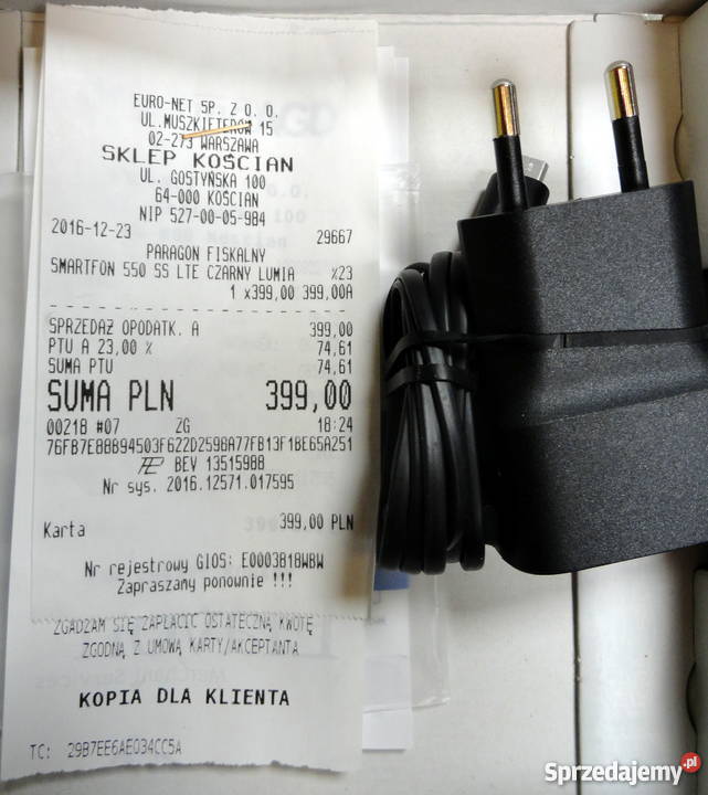 Microsoft Lumia 550 LTE GW Nowy Lombard Kościan sprzedam