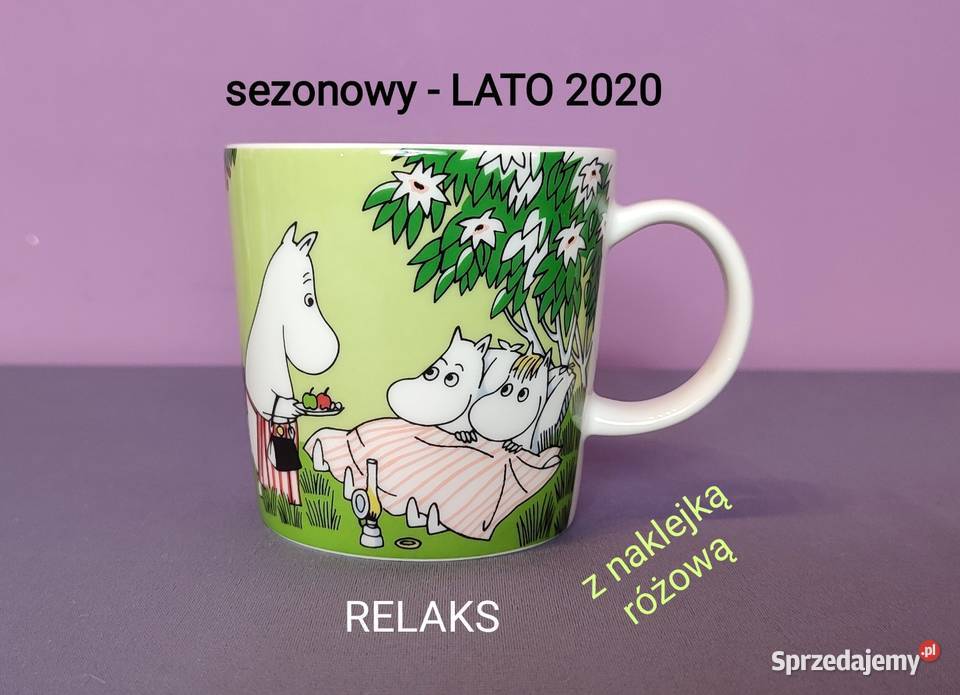 Muminki KUBEK Moomin Arabia Finland LATO 2020 małopolskie Jasień