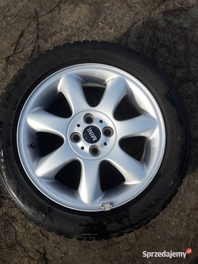Koła Mini Cooper 4x100 R16 opony zimowe 19555 mazowieckie Ostrołęka