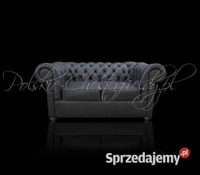Pikowana SOFA CHESTERFIELD NORMAL 2 OS skóra Białystok