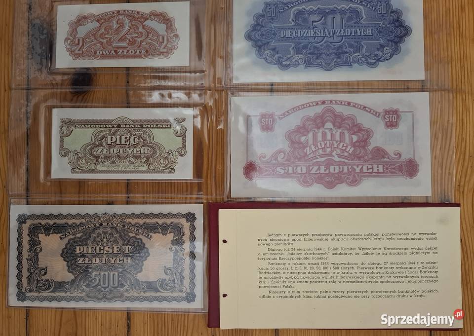 Komplet Banknotów Wydanie Lubelskie Gliwice