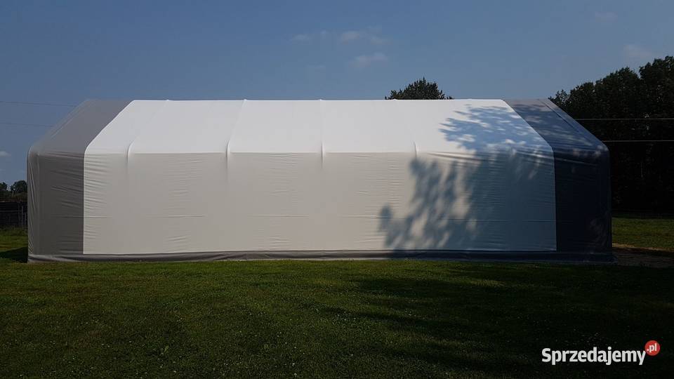 Hala namiotowa z dwuspadowym dachem 915x183m PVC Wrocław sprzedam