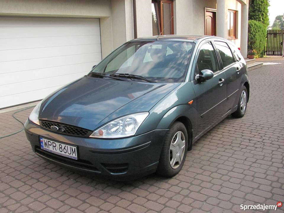 Ford Focus 2003 hatchback neptune green pierwszy Dawidy Bankowe sprzedam