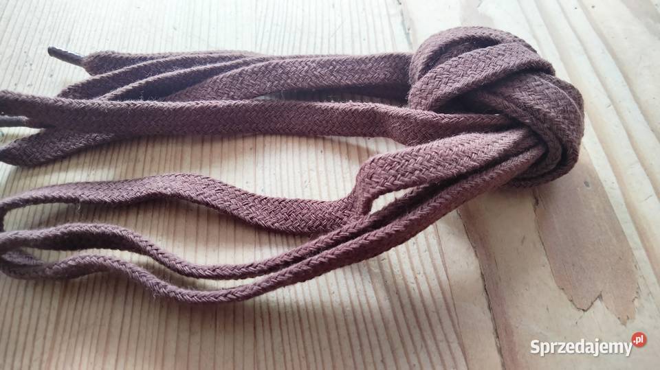 Sznurowadła płaskie grube długość 90 kolor Ostrów Wielkopolski