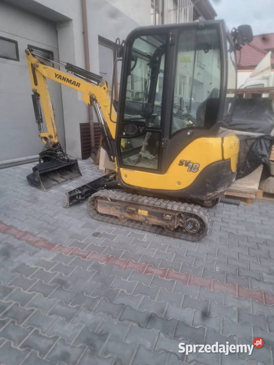 Mini koparka YANMAR SV18 z 2021r SALON POLSKA Rok produkcji 2021 sprzedam