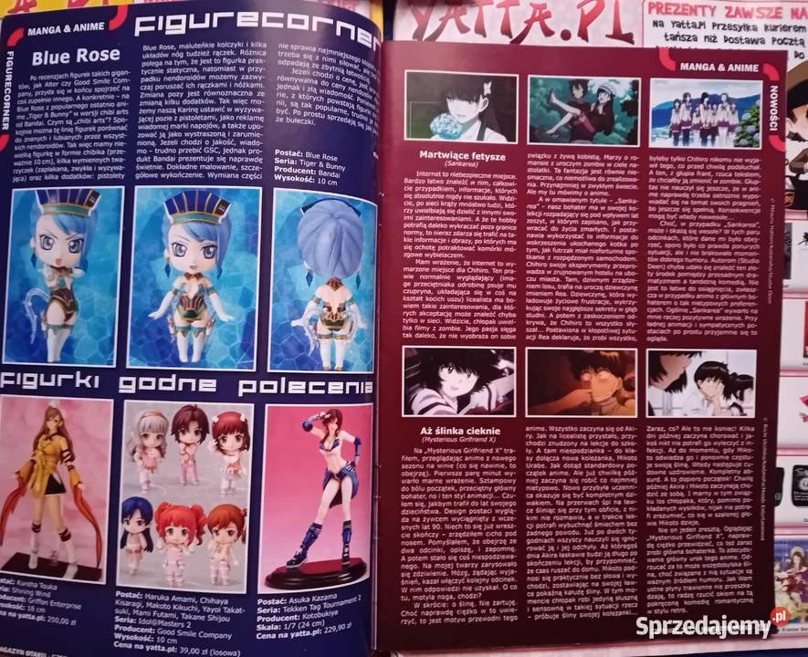 Otaku magazyn mangi i anime Numery 35678 i 9 Koźminek
