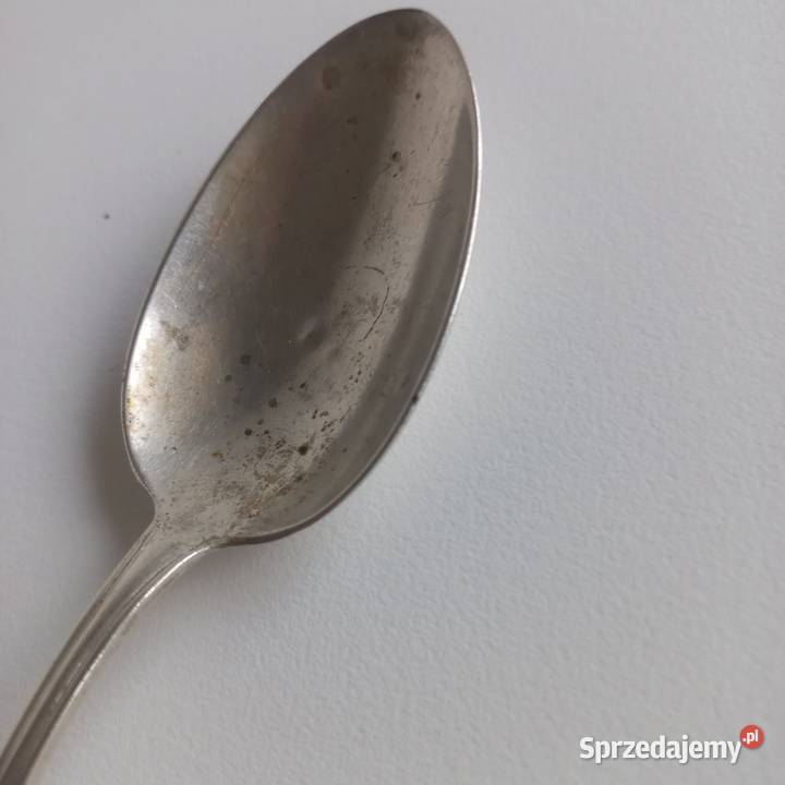 Łyżka stołowa antyk srebro kujawsko-pomorskie