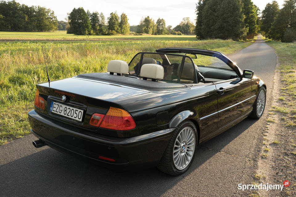 BMW E46 Cabrio polift zadbane nowa skóra bez lakier metallic opolskie Laskowice