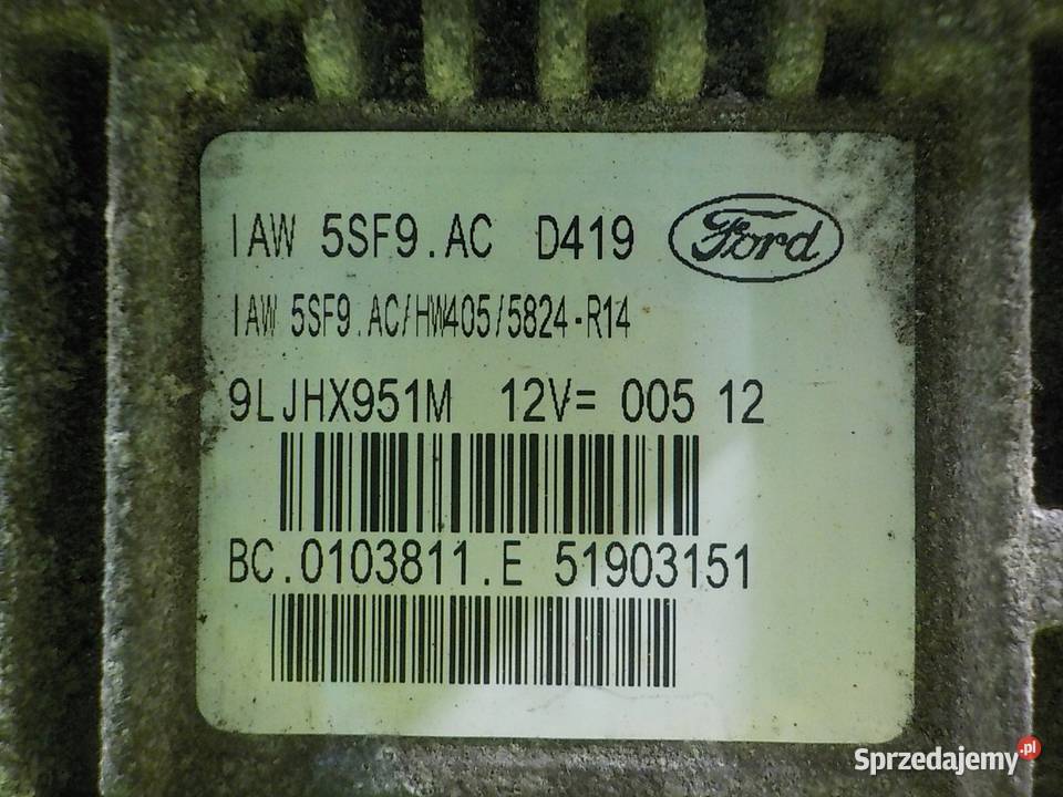 FORD KA MK2 II 12 B 12r 3D sterownik komputer Suków