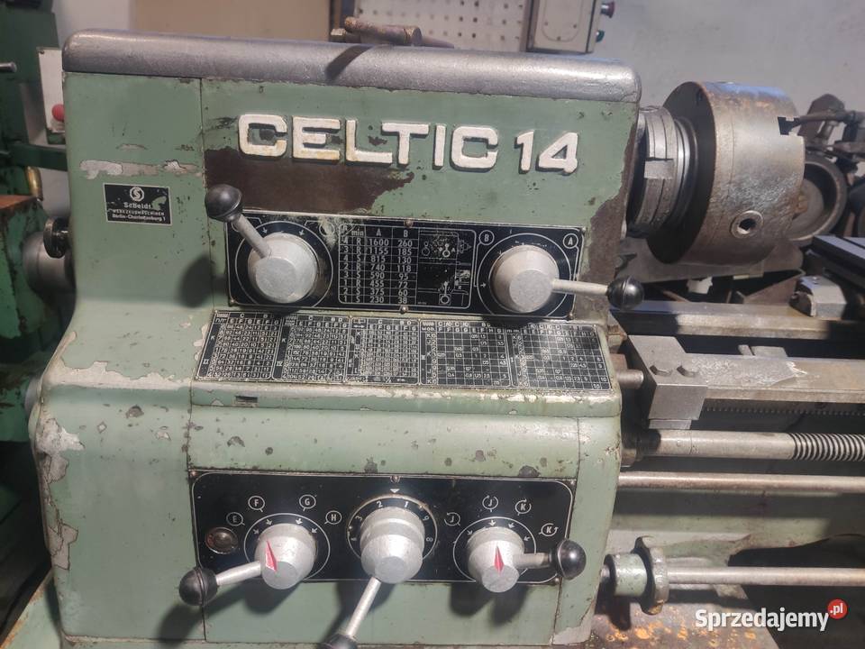Tokarka do metalu Celtic piła tarczowa tasmowa Grzechynia