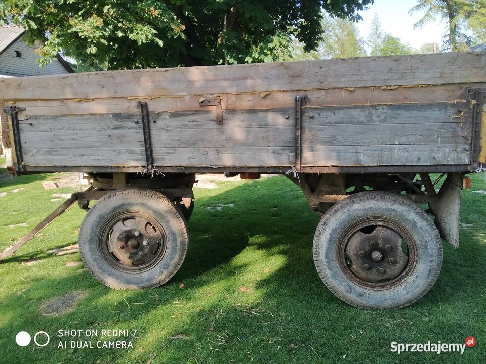 Sprzedam przyczepę drewnianą 3 Przyczepy rolnicze lubelskie Krasnystaw