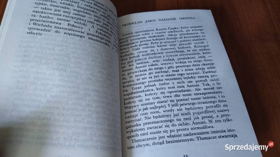 Notatnik tłumacza Karl Dedecius TWARDA 1988 literaturoznawstwo Gdańsk