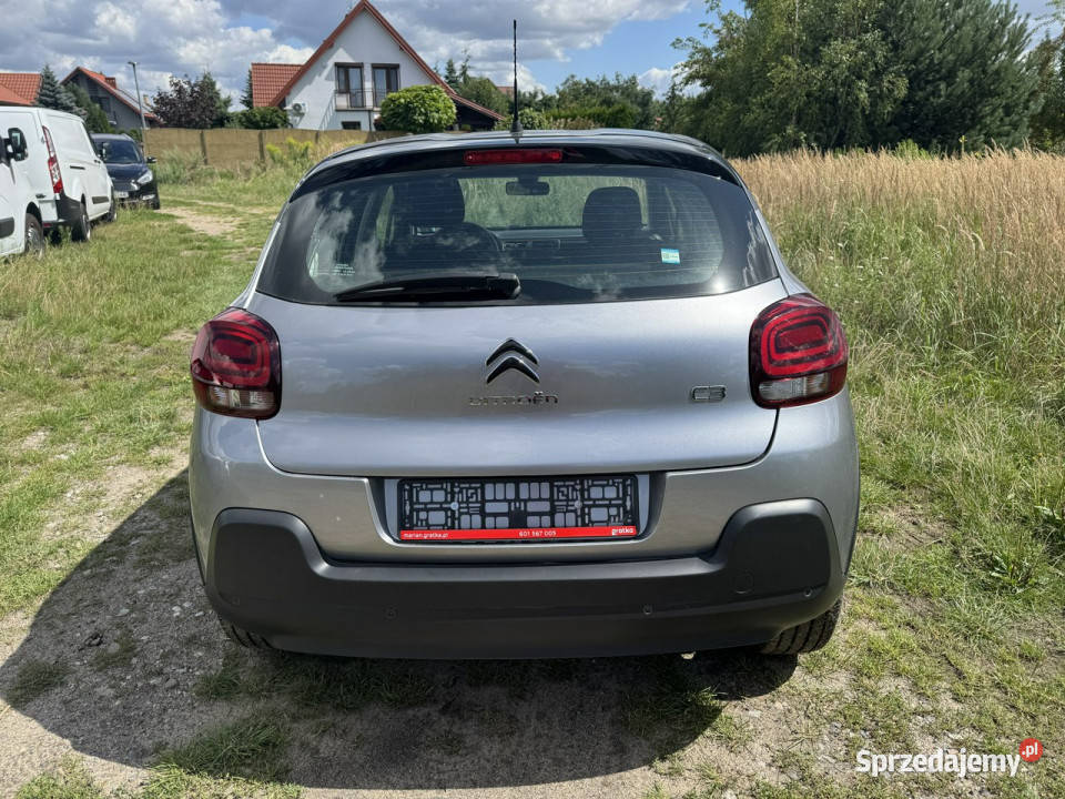 Citroen C3 Citron C3 12 PureTech Feel Przebieg 83KM Turek