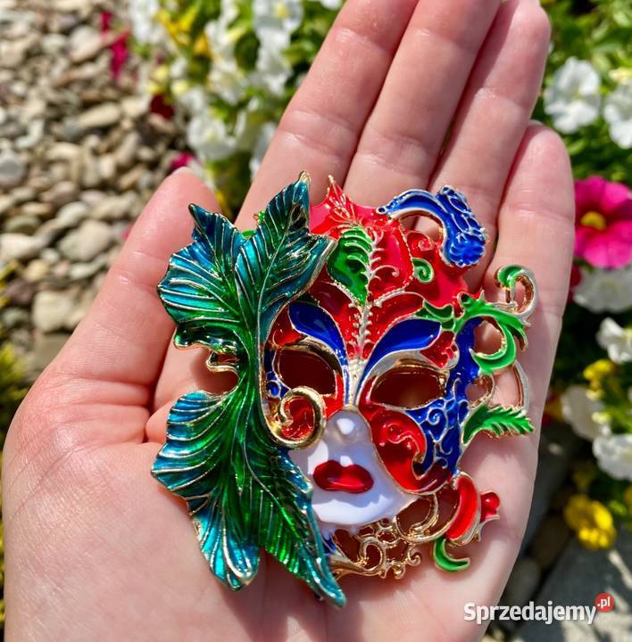 Broszka maska Tarnów