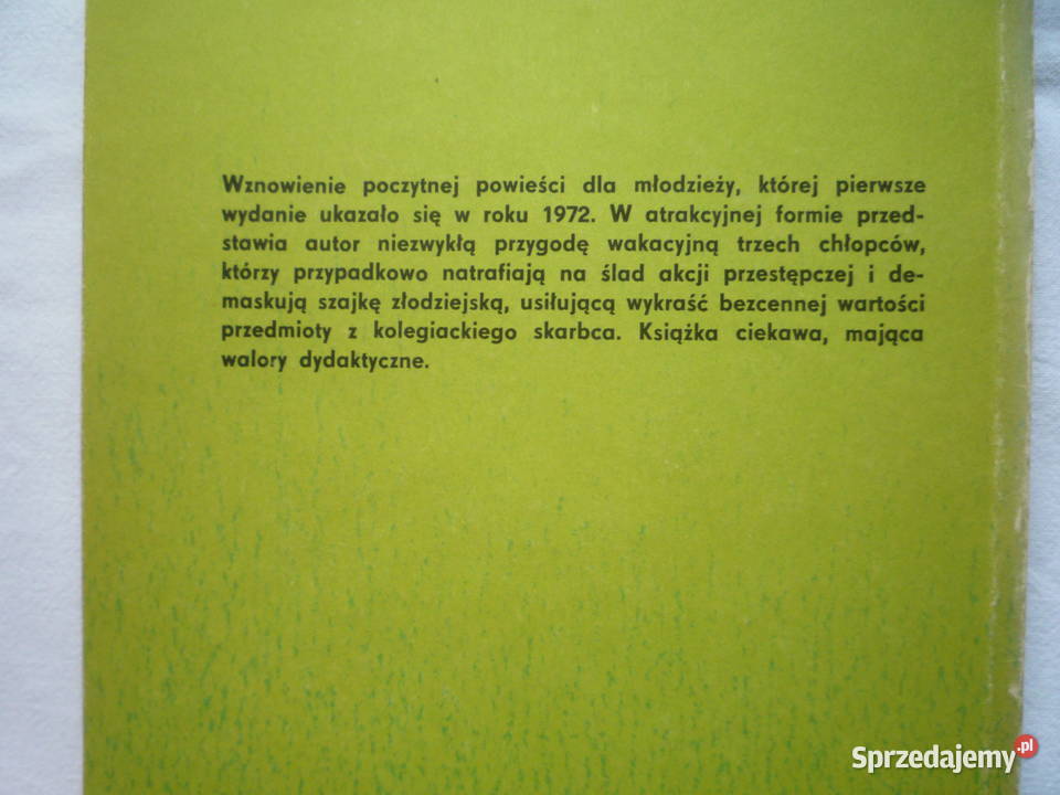 Tajemnica podziemnego lochu Ryszard Doroba J Rok wydania 1972 Książki dla dzieci Szczecin