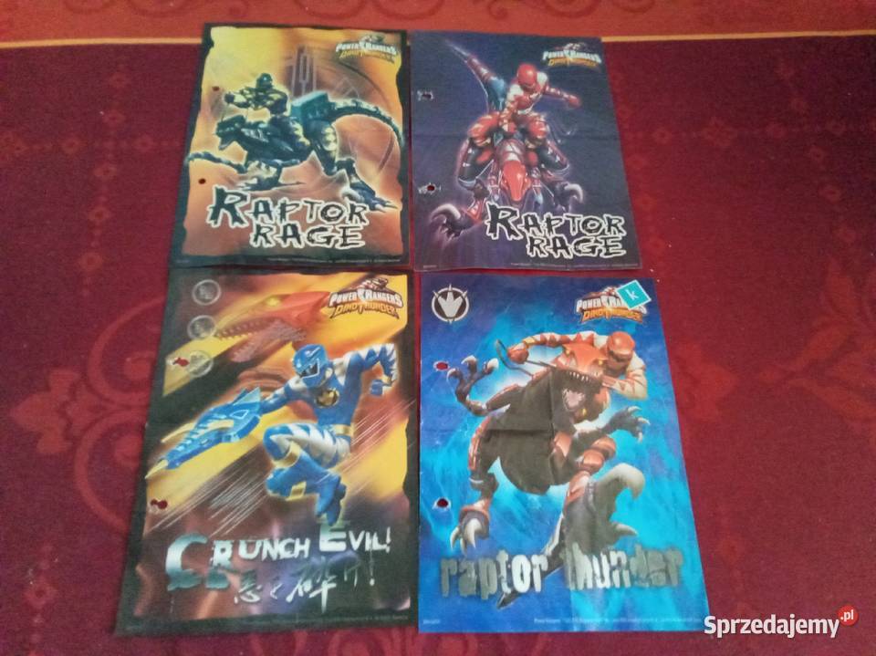 Karteczki power Rangers komplet Warszawa