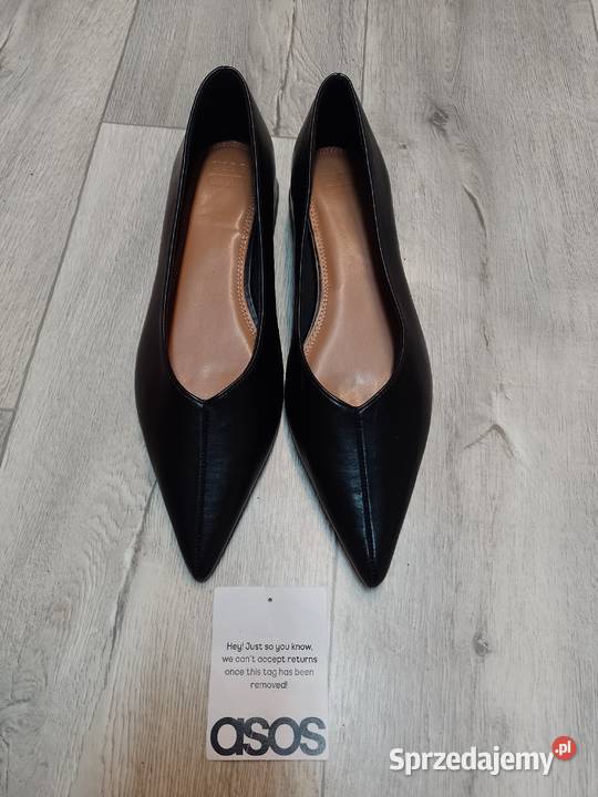 40 ASOS Design Ekskluzywne czarne baleriny Kraków sprzedam