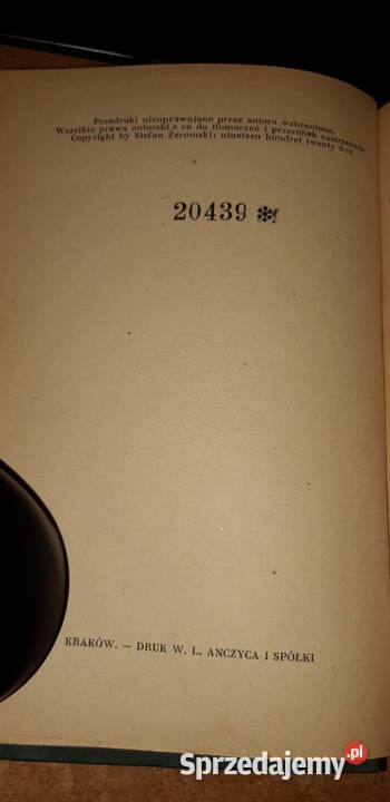 WCZORAJ I DZIŚ12 S Żeromski 1921 i 1925 unikat wielkopolskie