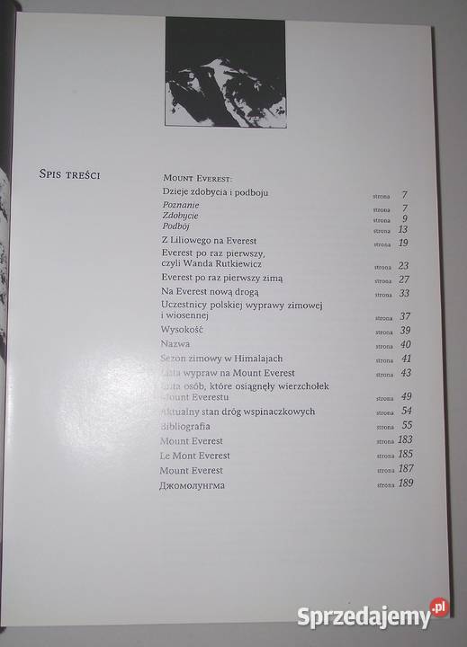 G Kowalewski Paczkowski Mount Everest Dzieje geografia, geologia, turystyka mazowieckie Warszawa