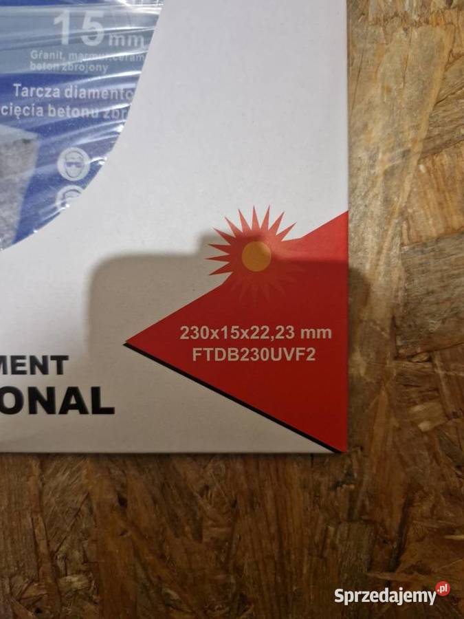 TARCZA DIAMENTOWA 230MM DO CIĘCIA TWARDEGO wielkopolskie Głogowa