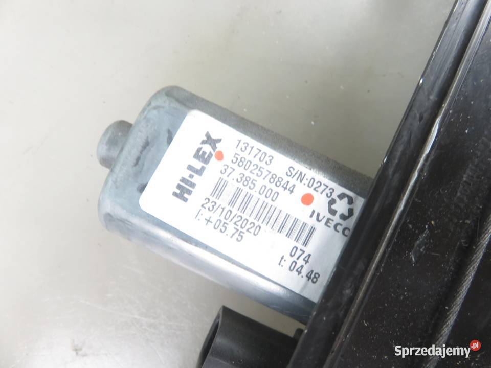 PODNOŚNIK SZYBY PRAWY PRZEDNI IVECO DAILY VI Mechanizmy opuszczania szyb sprzedam