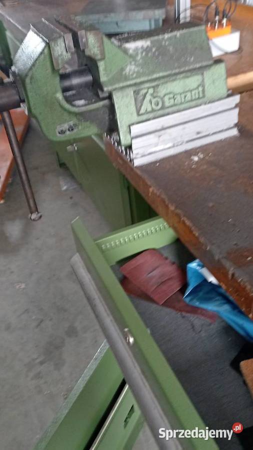 stół warsztatowy Garant imadło małopolskie Brzesko
