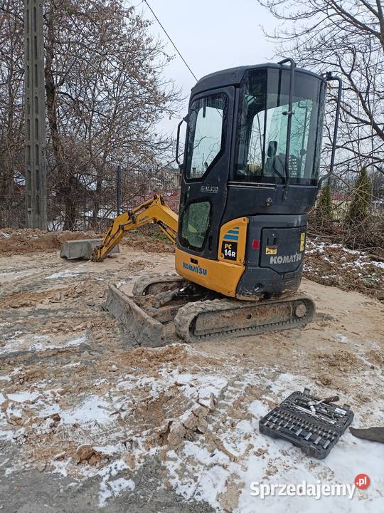 minikoparka komatsu pc 14 waga 2 tony nie cat Dzierzkowice-Rynek sprzedam