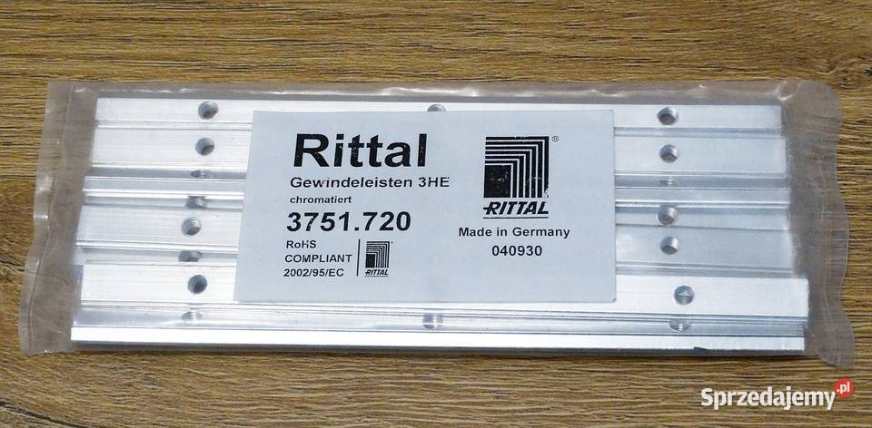 Listwy gwintowane RITTAL 3U 3751720 śląskie Gliwice