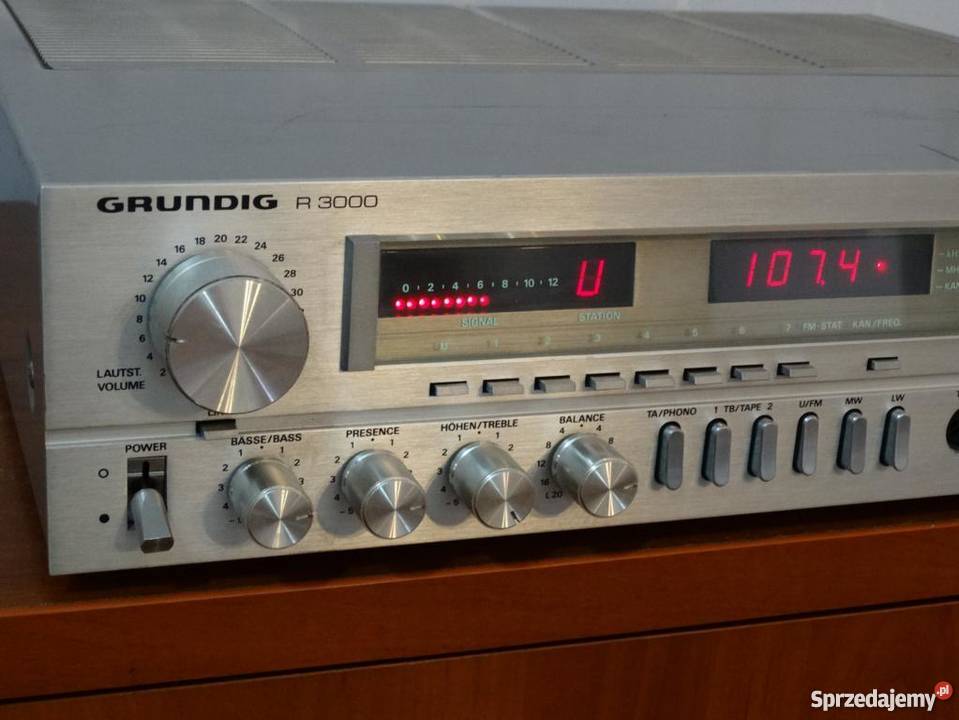 Amplituner Grundig R3000 śliczny Vintage WYSYŁKA Jasło