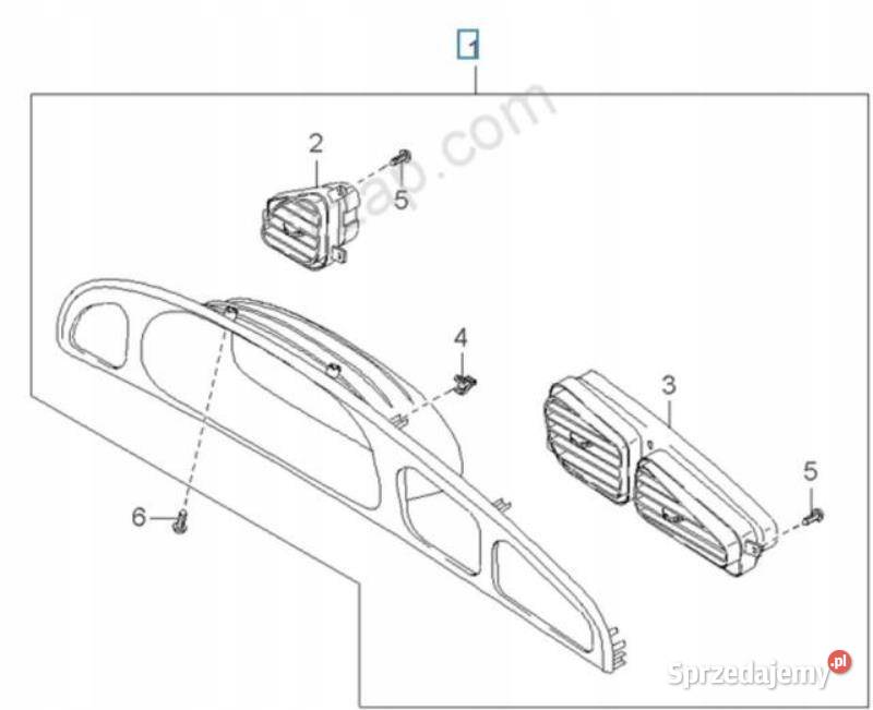 RAMKA OSŁONA LICZNIKA KIA CARNIVAL SEDONA 9805 sprzedam