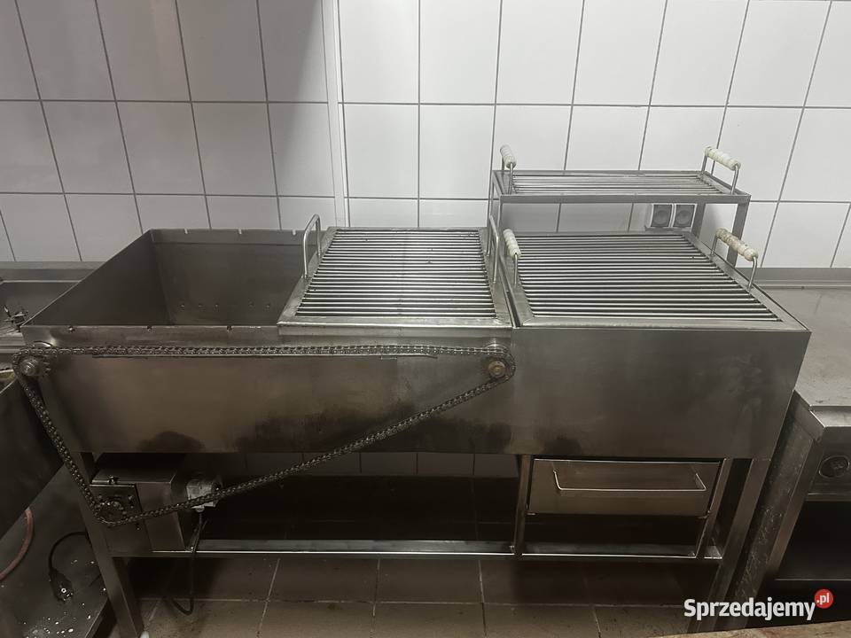 Grill gastronomiczny węglowy z napędem 230V Gastronomia zachodniopomorskie Stargard