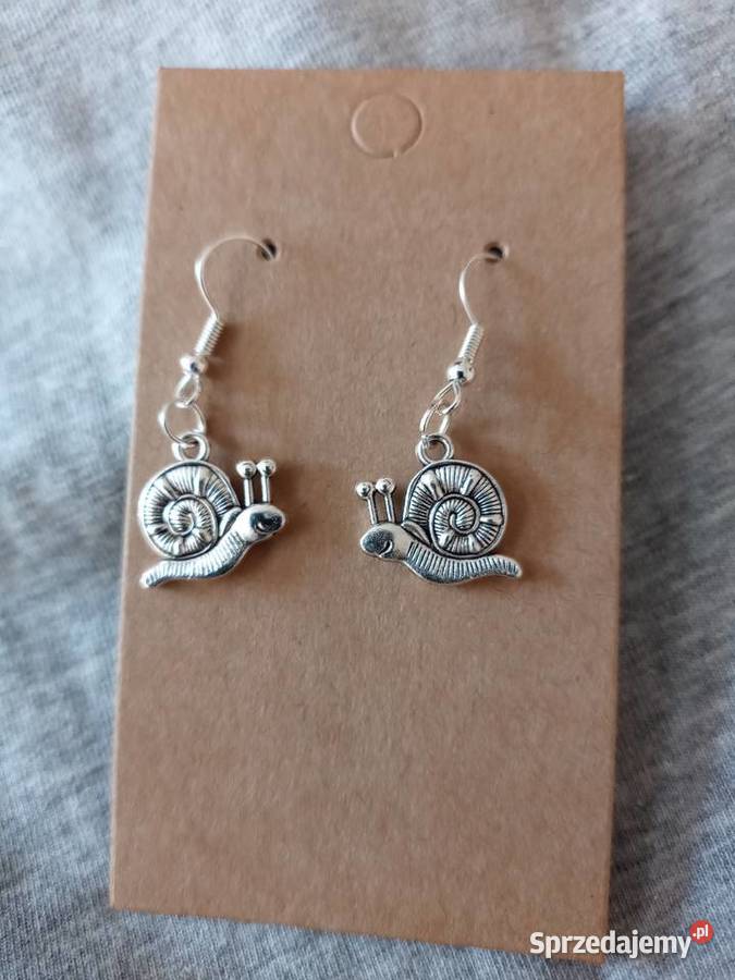 Kolczyki Ślimaki handmade Sosnowiec