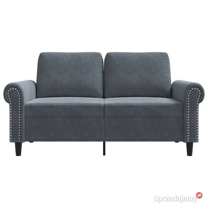 Sofa 2osobowa ciemnoszary 120 tapicerowana Warszawa